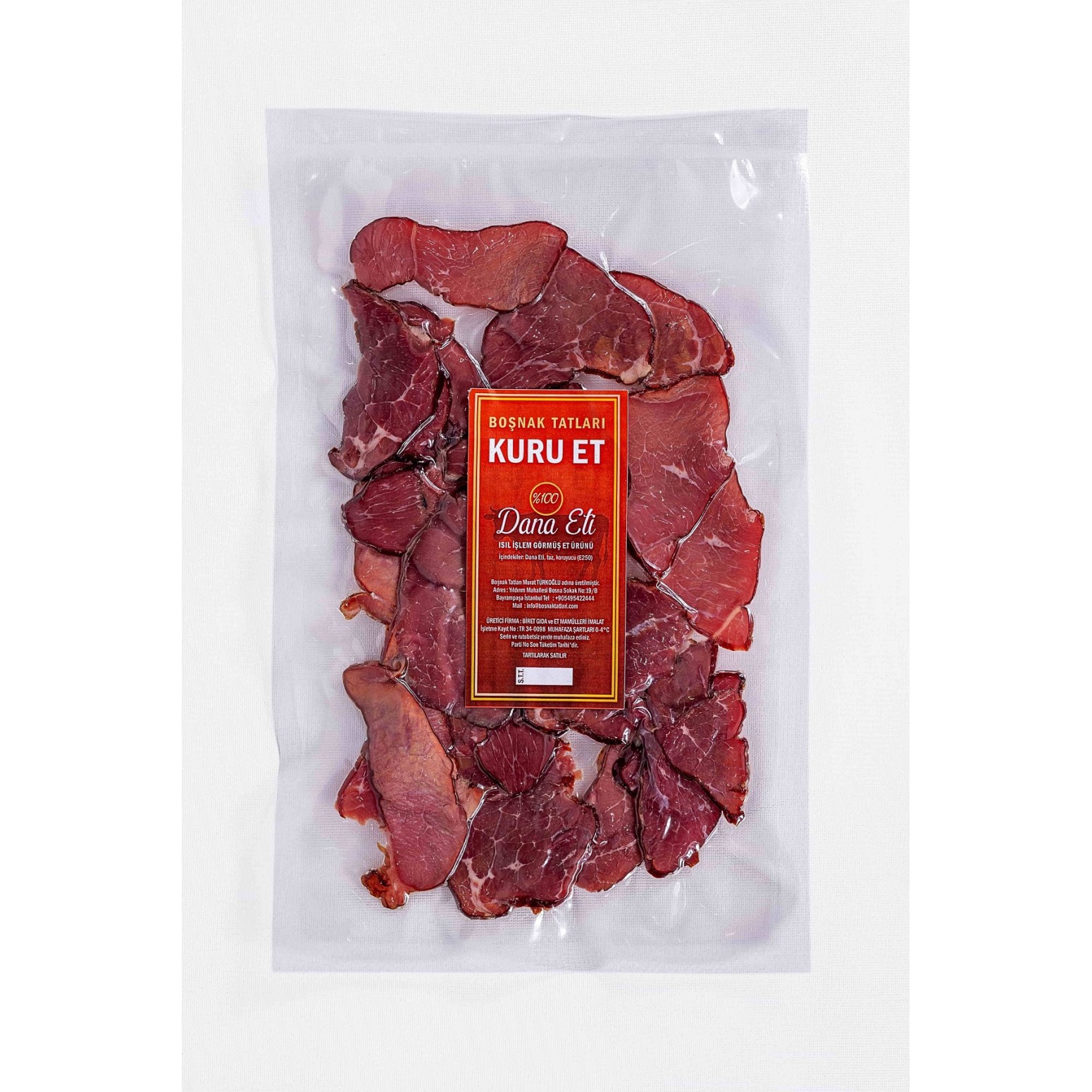 Dana İsli But Kuru Et Dilimli 100 Gr