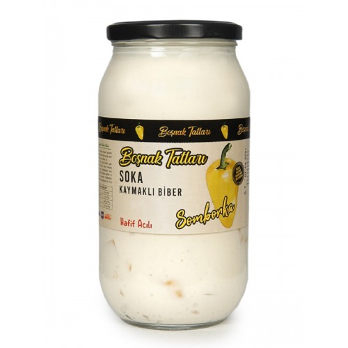 Soka Kaymaklı Boşnak Somborka Biberi Turşusu 950 Gr